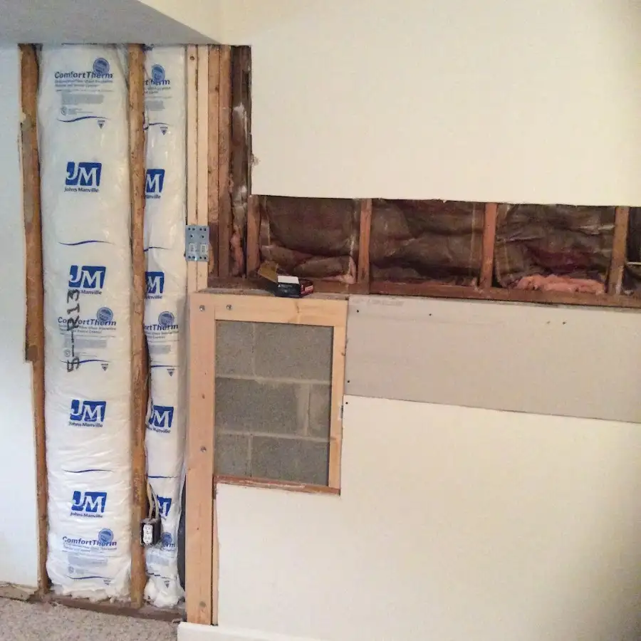 Wall insulation replacement during Odor Removal & Deodorization in Knik-Fairview